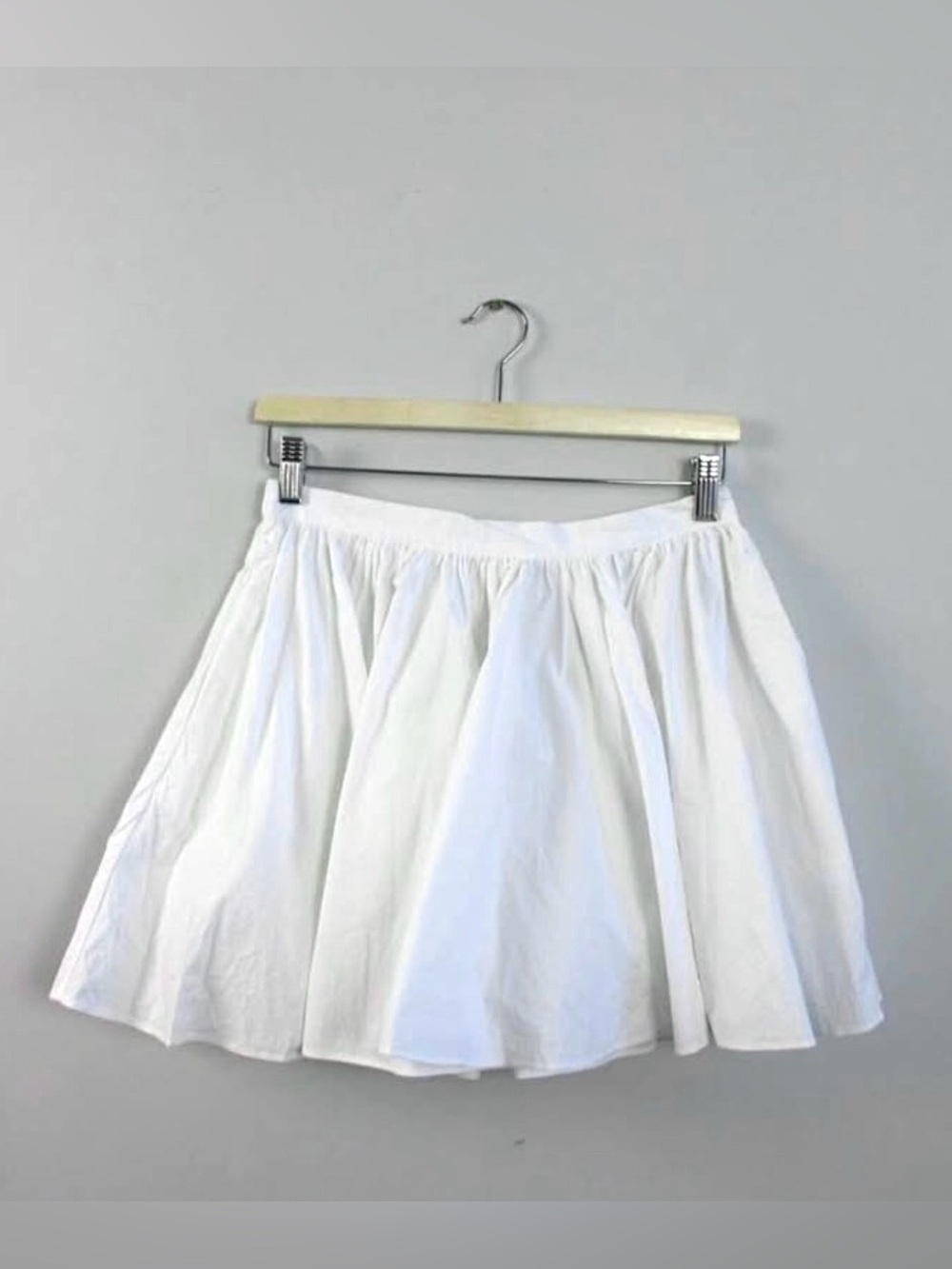 Free People Gaia White Mini Skirt xs (100% cotton)